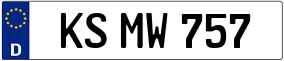 Truck License Plate